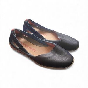 Cole Haan Shoes Womens 8.5 Slip On Zerogrand Wrap Flats Navy/Black